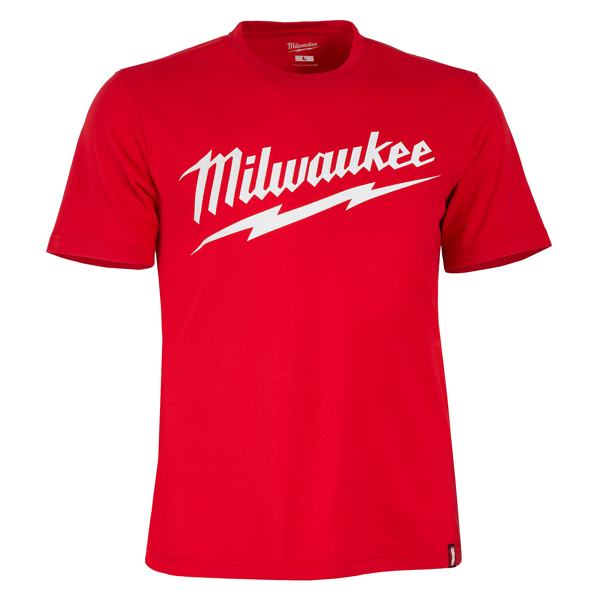 Milwaukee Men's Heavy-Duty Short-Sleeve T-Shirt, Red, XL